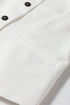 Solid Color Button Up V Neck Suit Vest